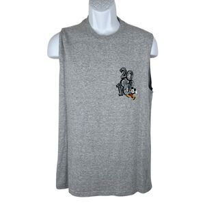 Disneyland 2010 Walt Disney World Tour Tank Top Men Medium Grey Mickey Mouse